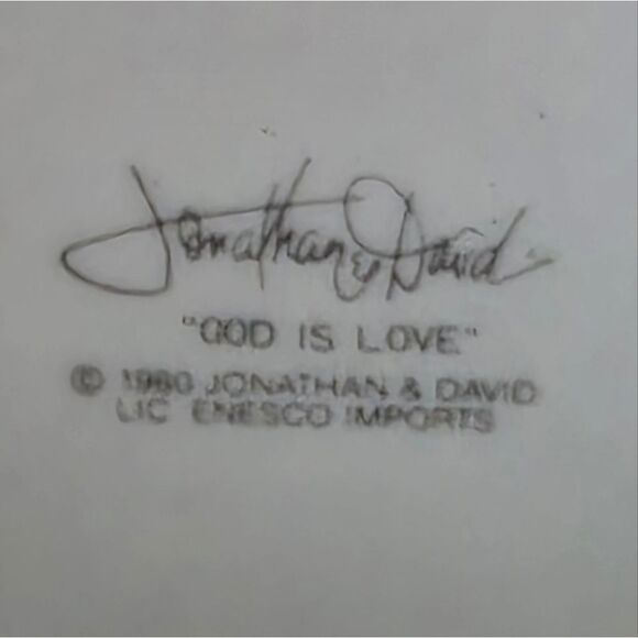 Vintage 1960 Enesco Precious Moments Figurine "God Is Love" - Picture 3 of 3